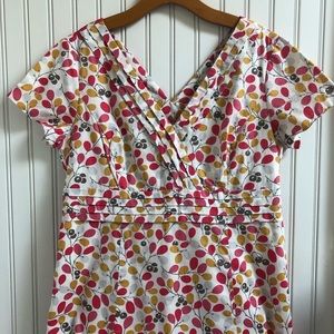 Boden Short Sleeved Regatta Dress WH343
